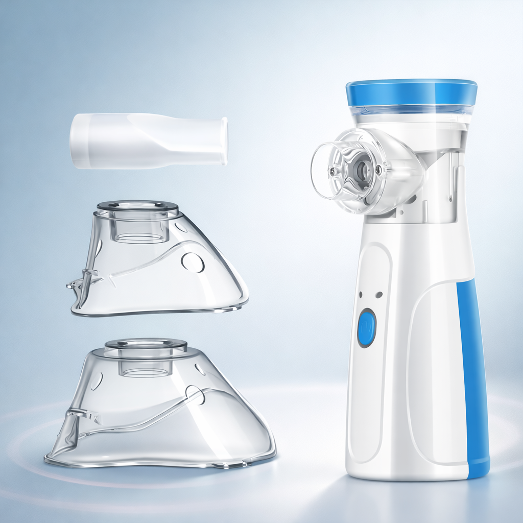 Whisper-Quiet Portable Mesh Nebulizer